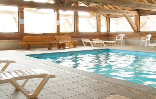 The swimming pool of Lagrange Prestige Le Village des Lapons, Les Saisies, France