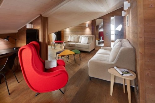 The suite at Hotel des Trois Valleés, Courchevel