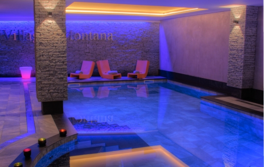 The stunning spa at the Residence Montana Plein Sud