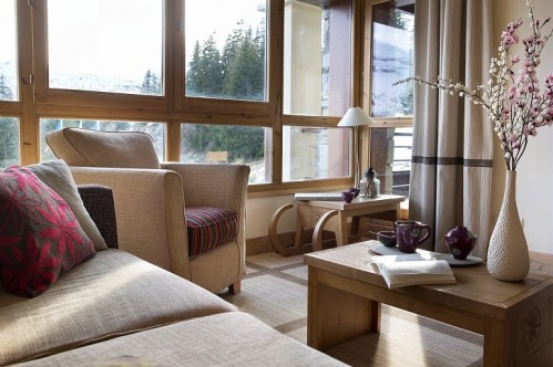 Dining and sitting room, Pierre & Vacances Premium Les Terrasses d'Eos, Flaine