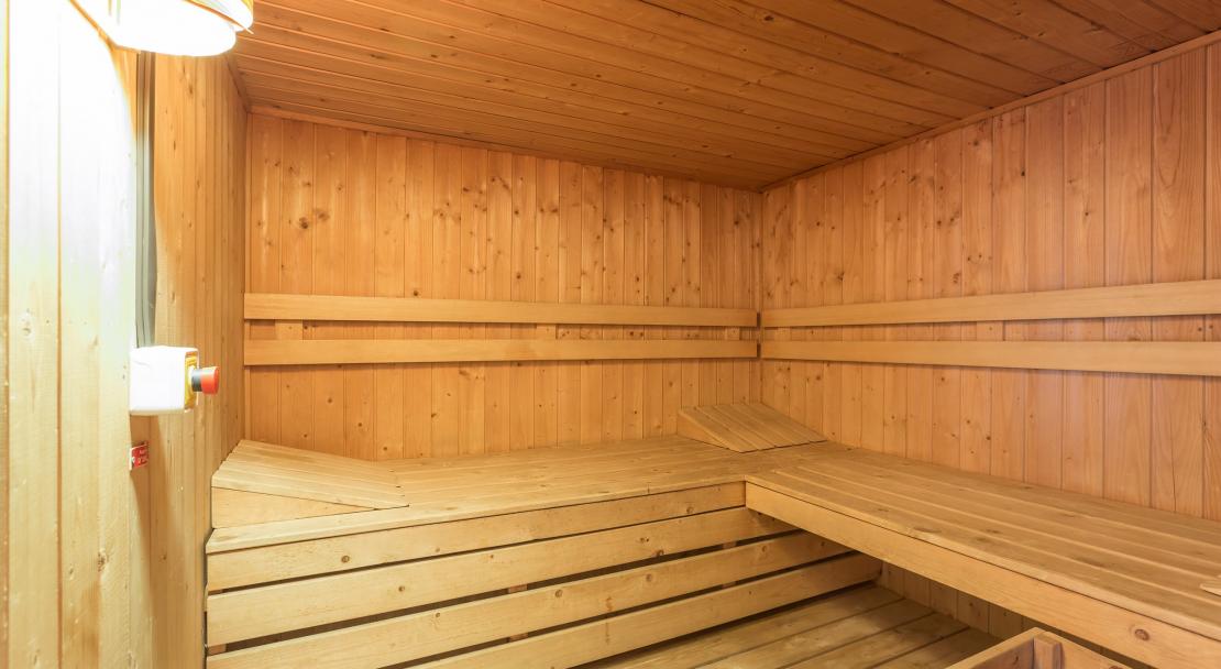 Sauna at Le Mont d'Arbois Maeva