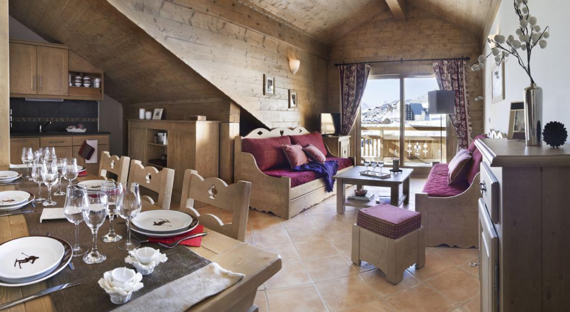 Apartment Interior at Chalet des Dolines; Copyright: @studiobergoend