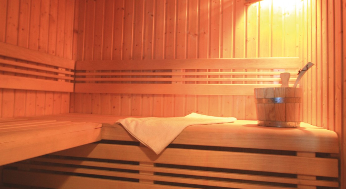 L'Arollaie's sauna