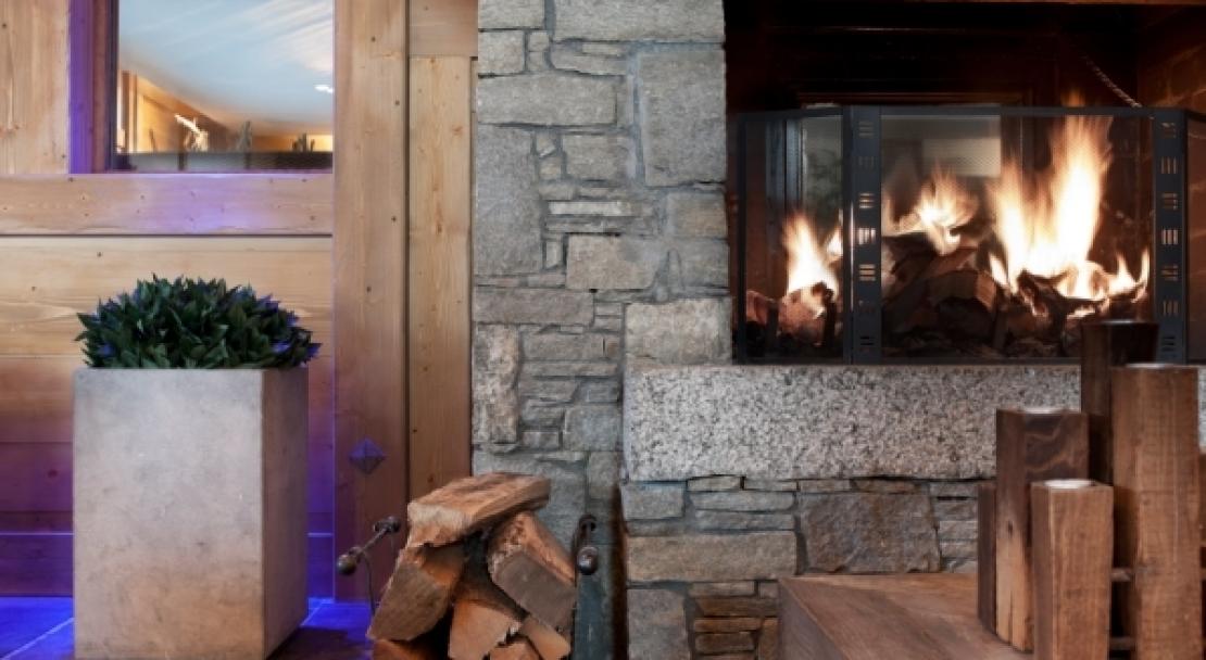 An example of what the fire might look like in L'Oree des Neiges, Vallandry, France