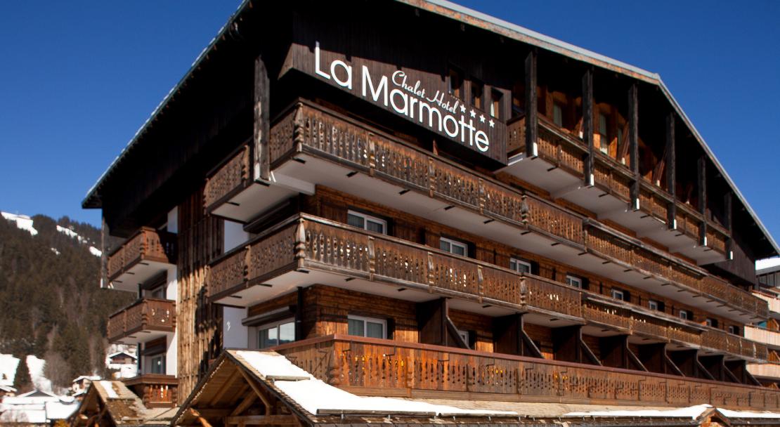 Exterior view at Hotel La Marmotte Les Gets