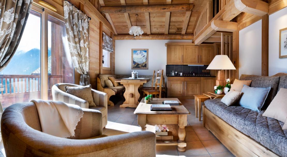Living Room in Les Alpages De Champagny