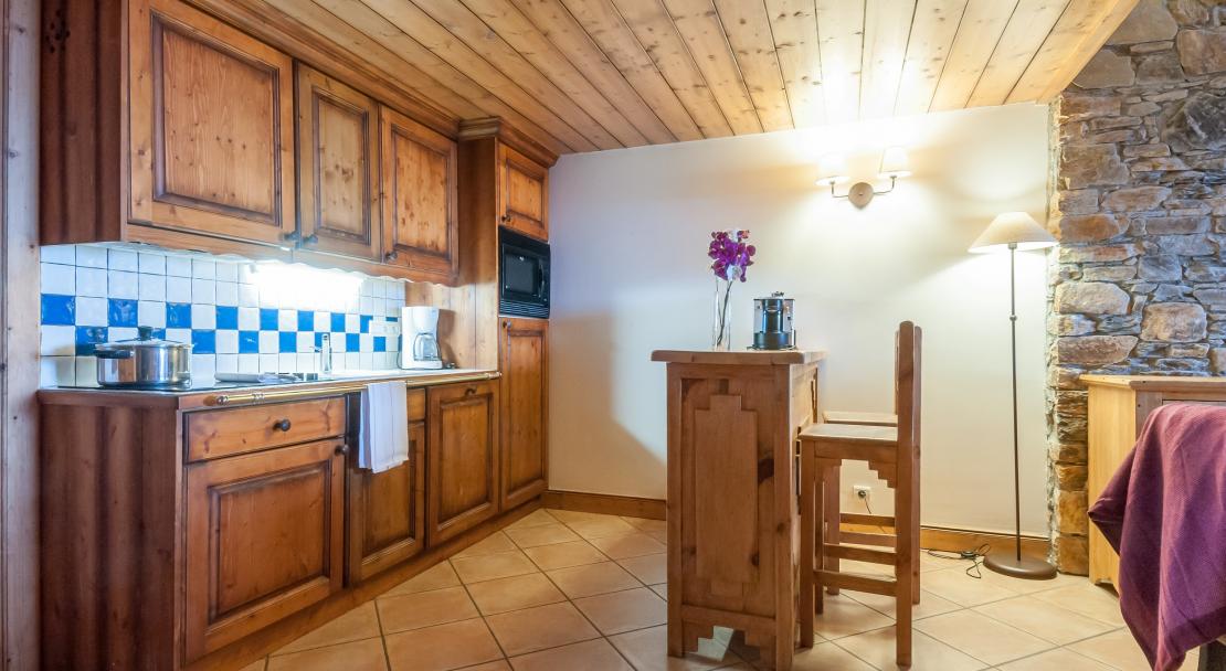 Apartment Kitchen at Les Hauts Bois La Plagne