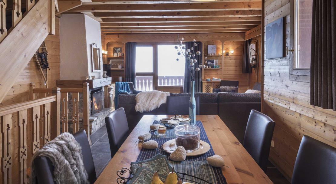 Chalet Lombarde Val Thorens Dining Room 