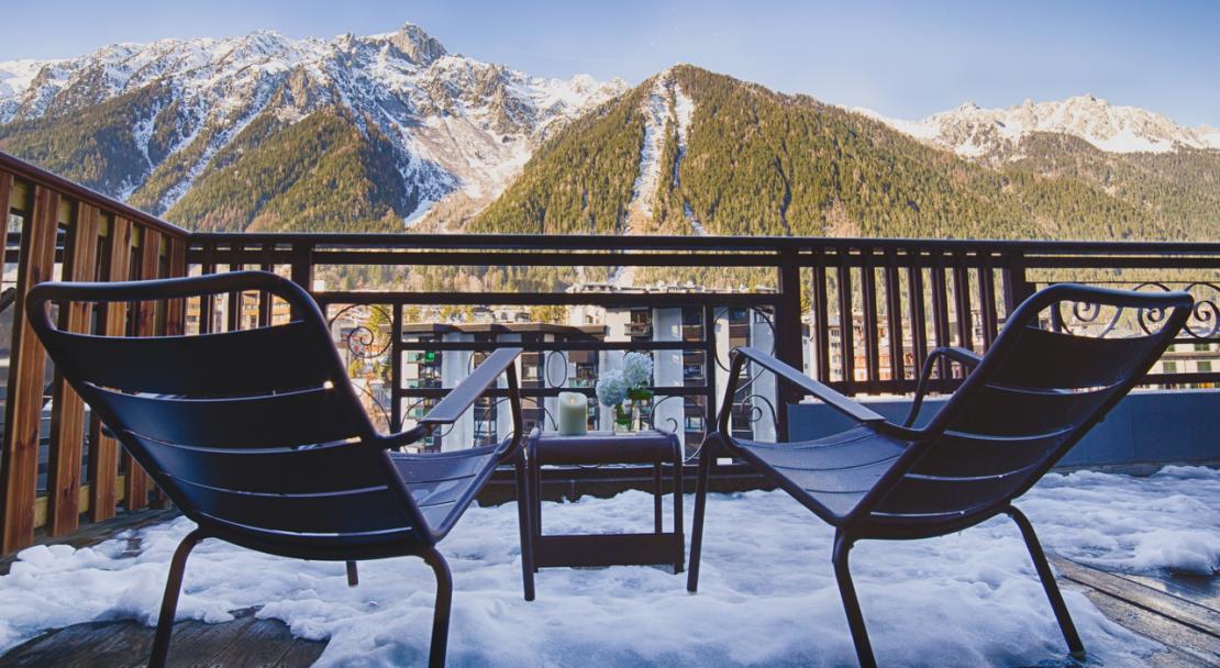 Mountain view Hotel le Morgane Chamonix