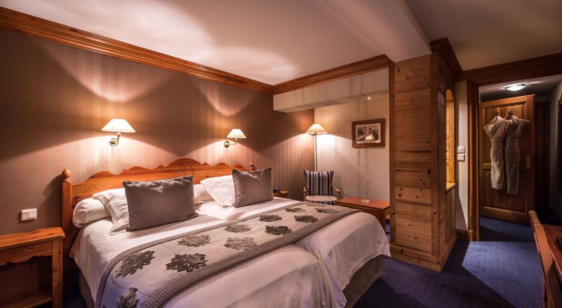 Double room at Hotel Christiania Val d'Isere