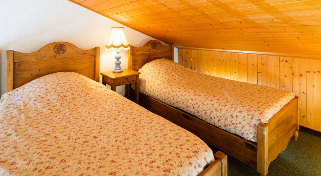 Twin bedroom Hotel Les Airelles in Morzine