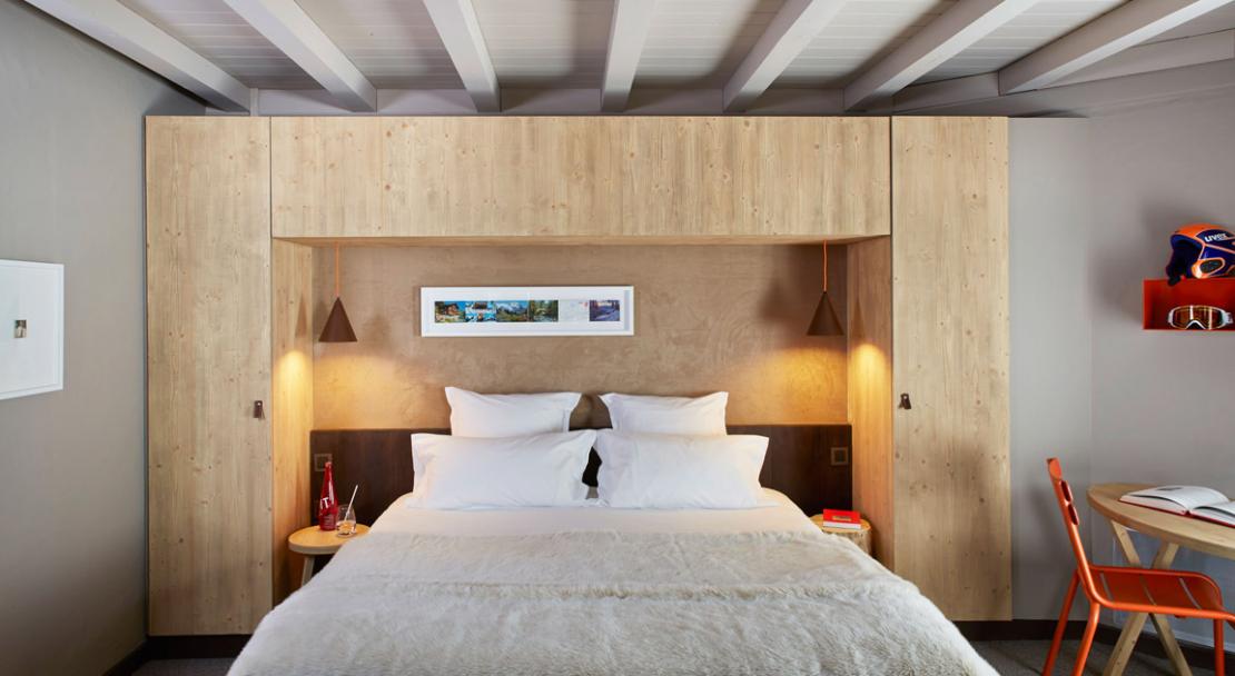 Double Bedroom at Hotel Le Val Thorens