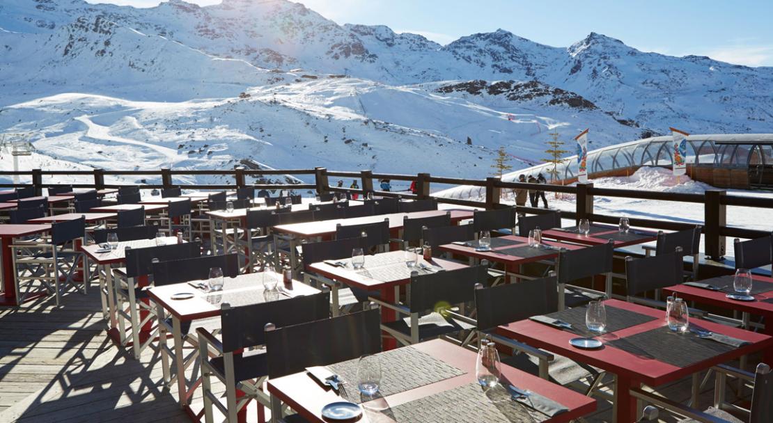 Terrace at Hotel Val Thorens