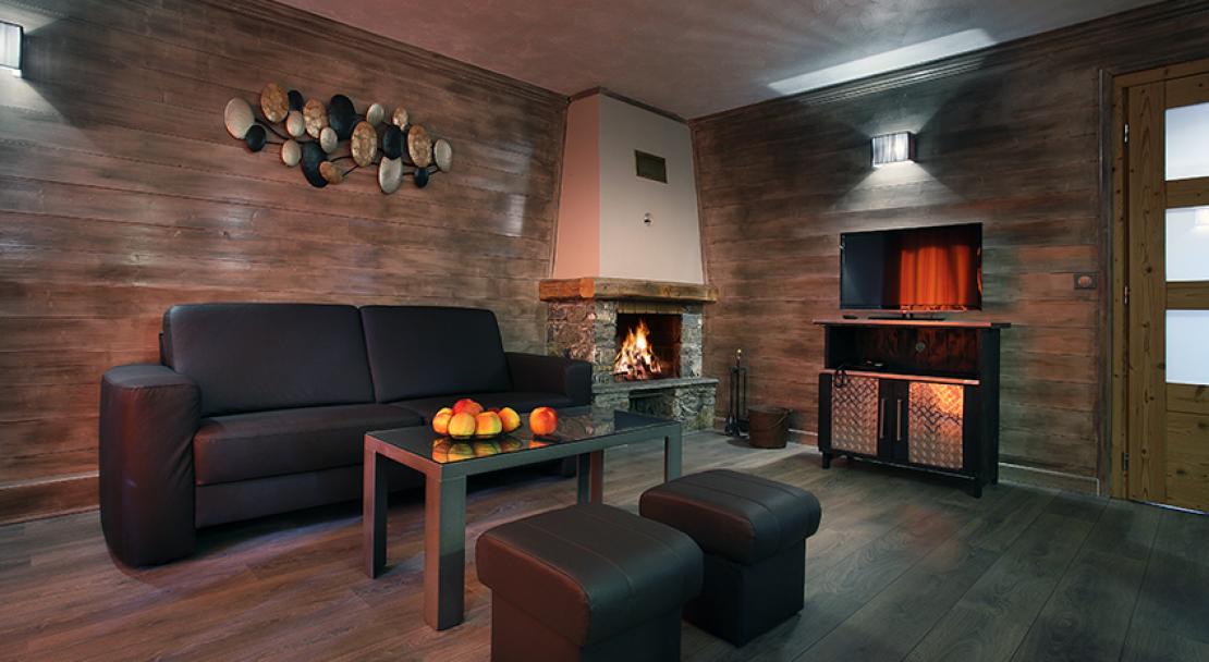 Apartment lounge in the Hermine Val Thorens