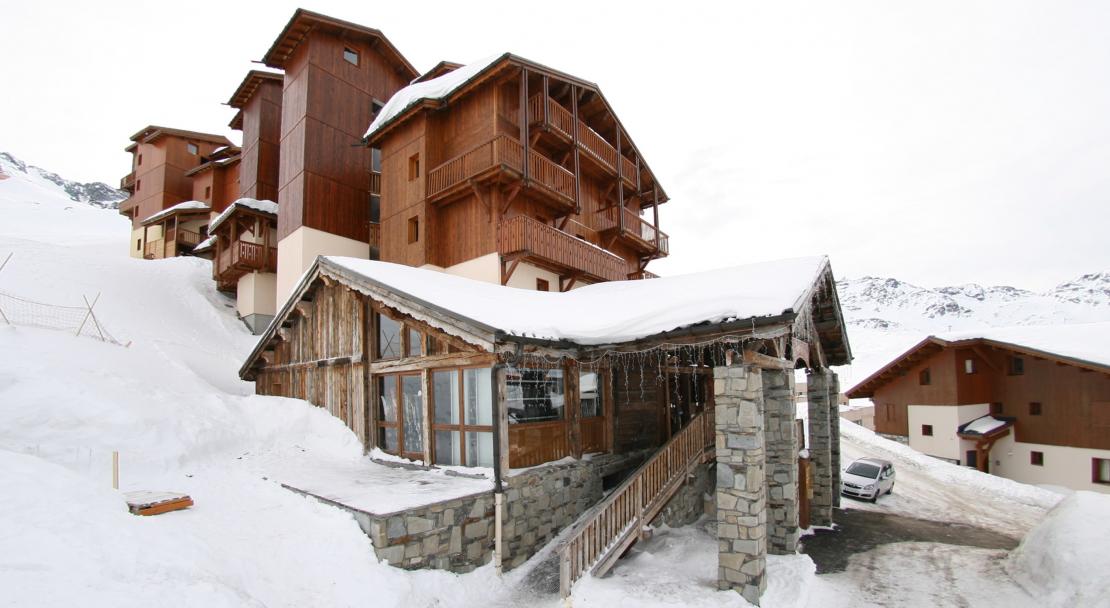 Exterior of the Hermine Chalet des Neiges Val Thorens