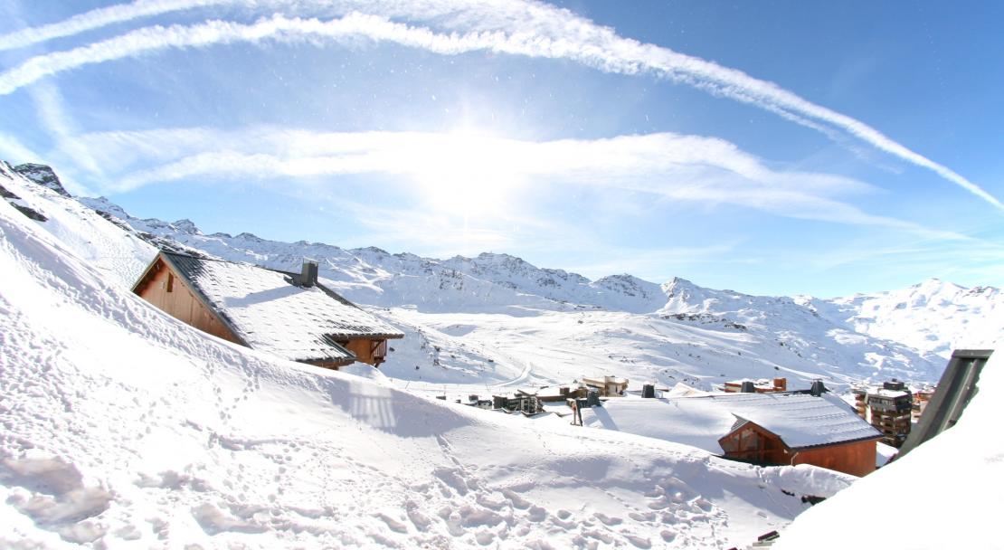 View from the Chalet des Neiges Val Thorens
