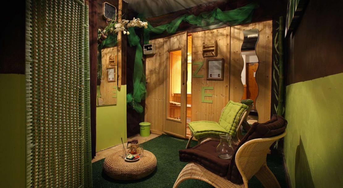 Oz en Oisans Sauna room