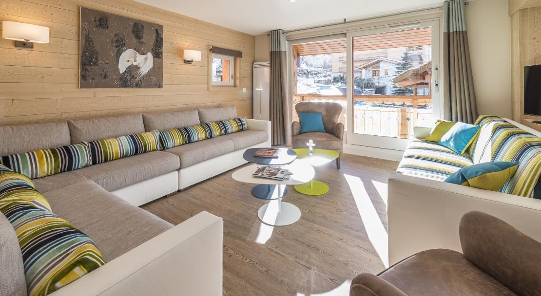 Chalets du Jardin Alpin Val d'Isere Apartment lounge