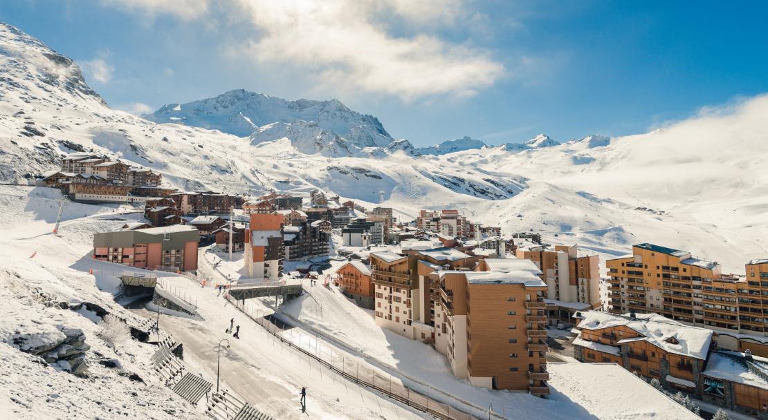 View from Chalets de Rosael - Val Thorens; Copyright: Temmos