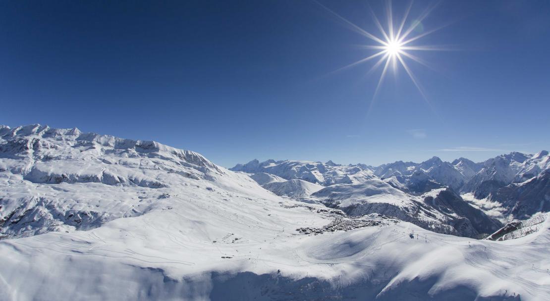 Sunny Slopes around Alpe d'Huez