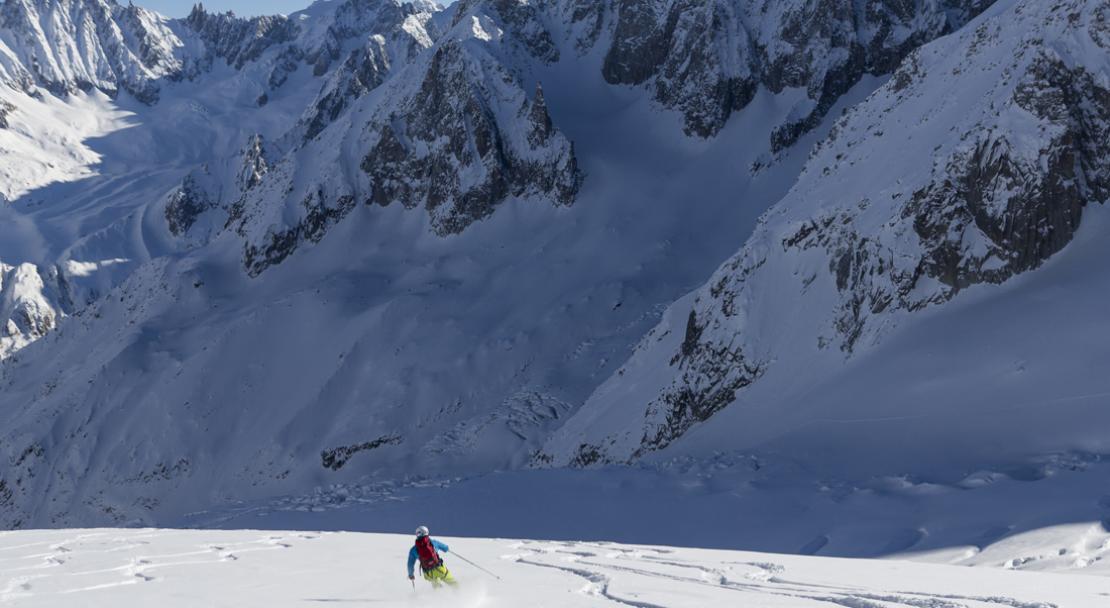 Skiing the Vallee Blanche in Chamonix; Copyright: Patrik Lindqvist
