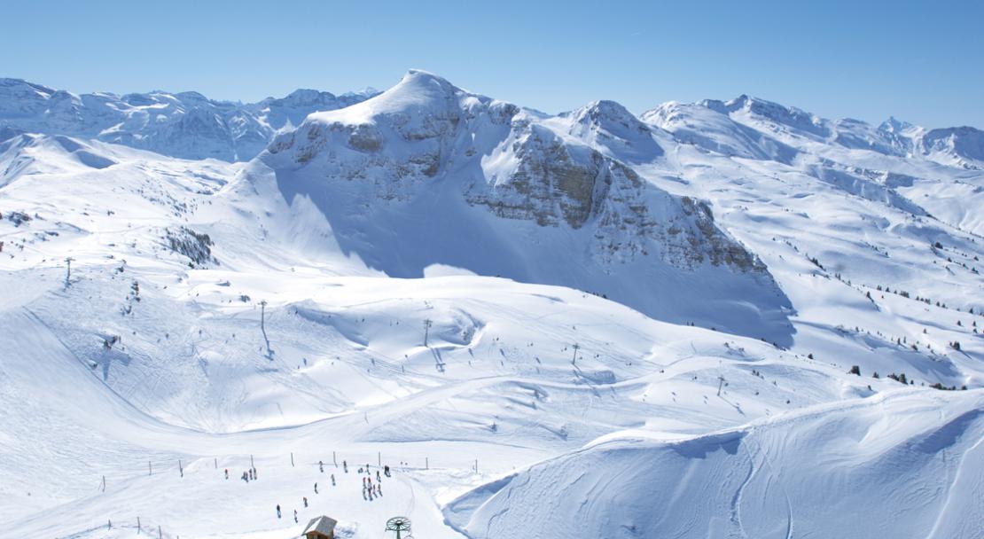 Amazing view over Chatel ski area; Copyright: JF Vuarand