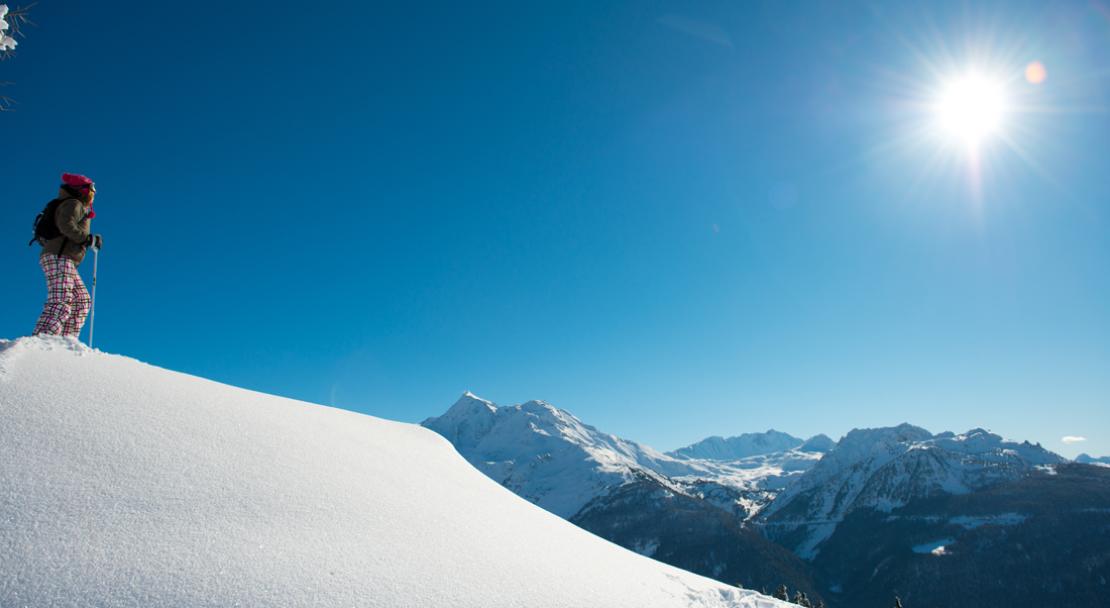 Stunning views from the slopes in La Rosiere; Copyright: Images & Reve