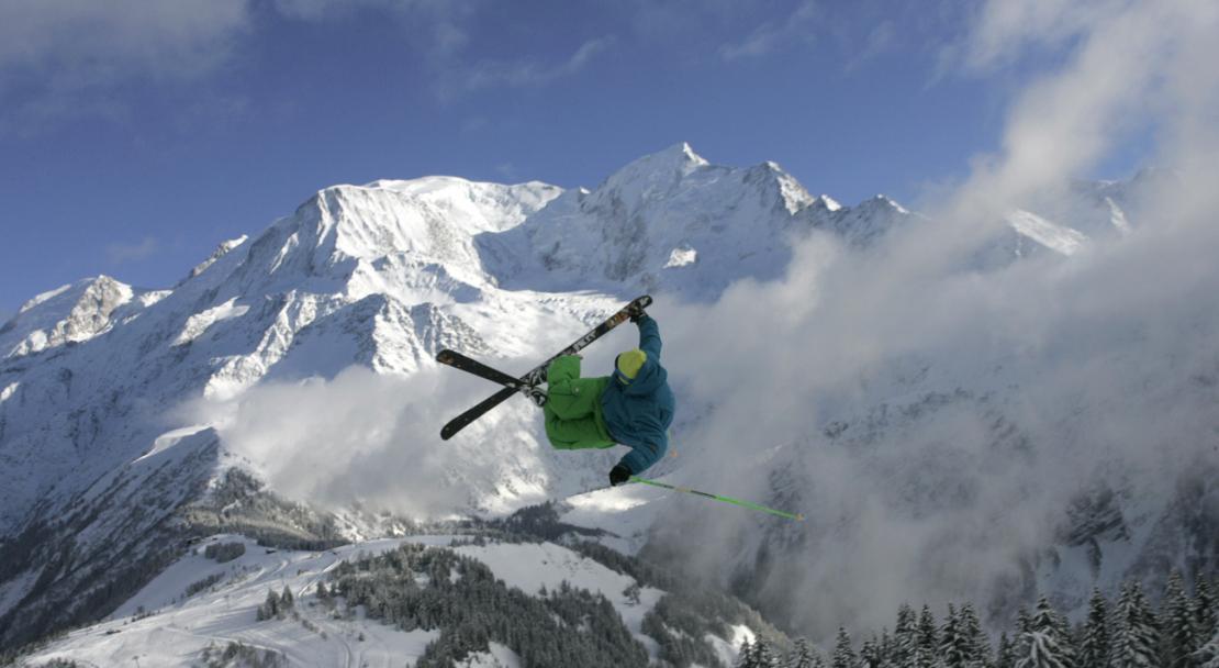Advanced skiing in Les Houches
