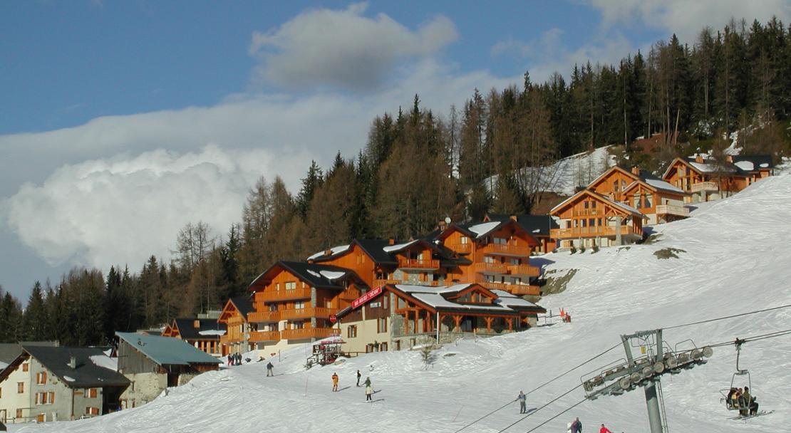The town of Peisey - Vallandry