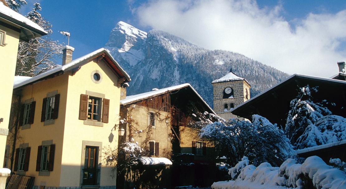 The traditional village of Samoens