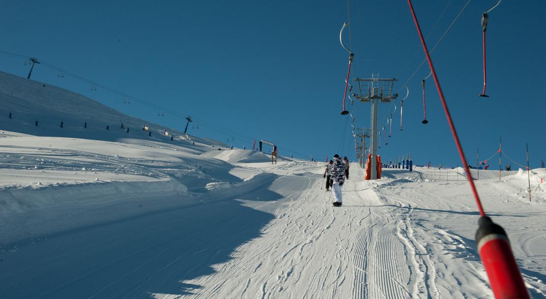 Skiing in Serre Chevalier, France
