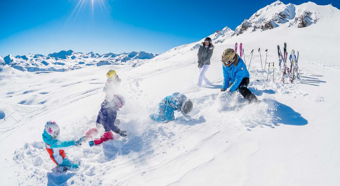 Val d'Isere, France, Family Skiing