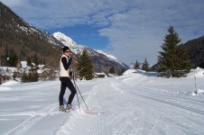 There are some good cross-country trails in Vallorcine
