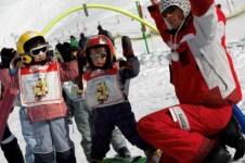 Val Thorens is a good choice for beginners with its nursery slopes and great ski schools