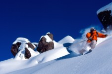 Powder skiing in Les Menuires