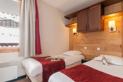Bedroom in Residence Le Quartz – Belle Plagne