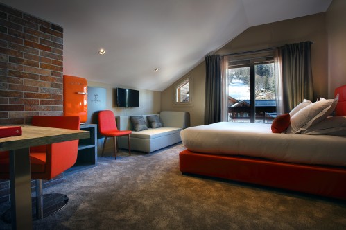 Premium triple room; Copyright: Hotel le Tremplin Meribel