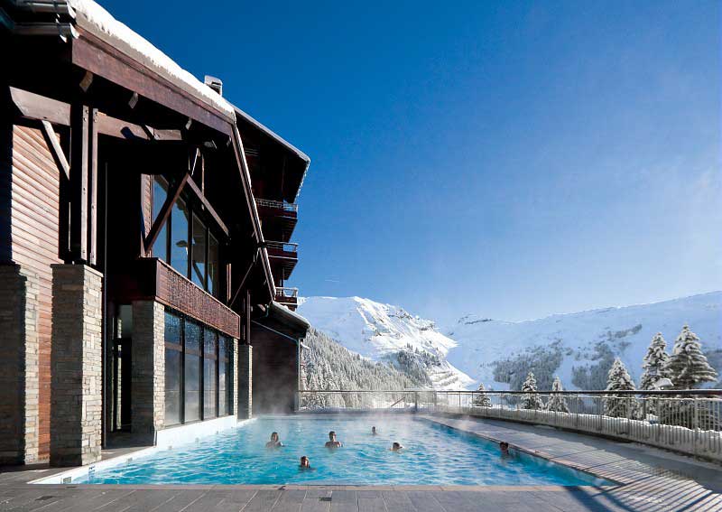 Flaine Montsoleil d'Eos outdoor swimming pool