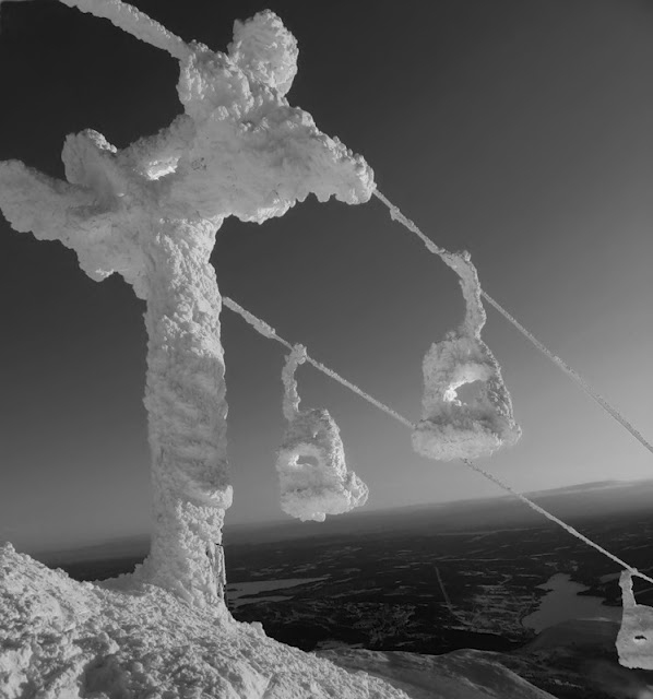 Frozen chairlifts