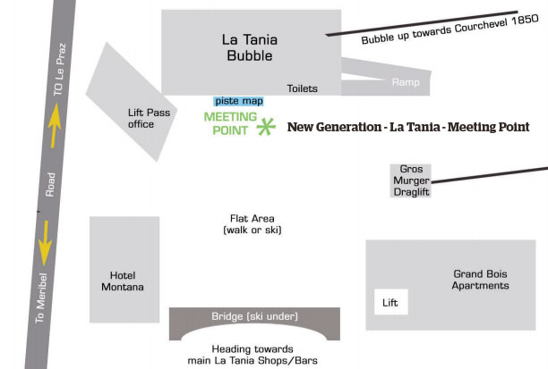 New Generation La Tania Meeting point