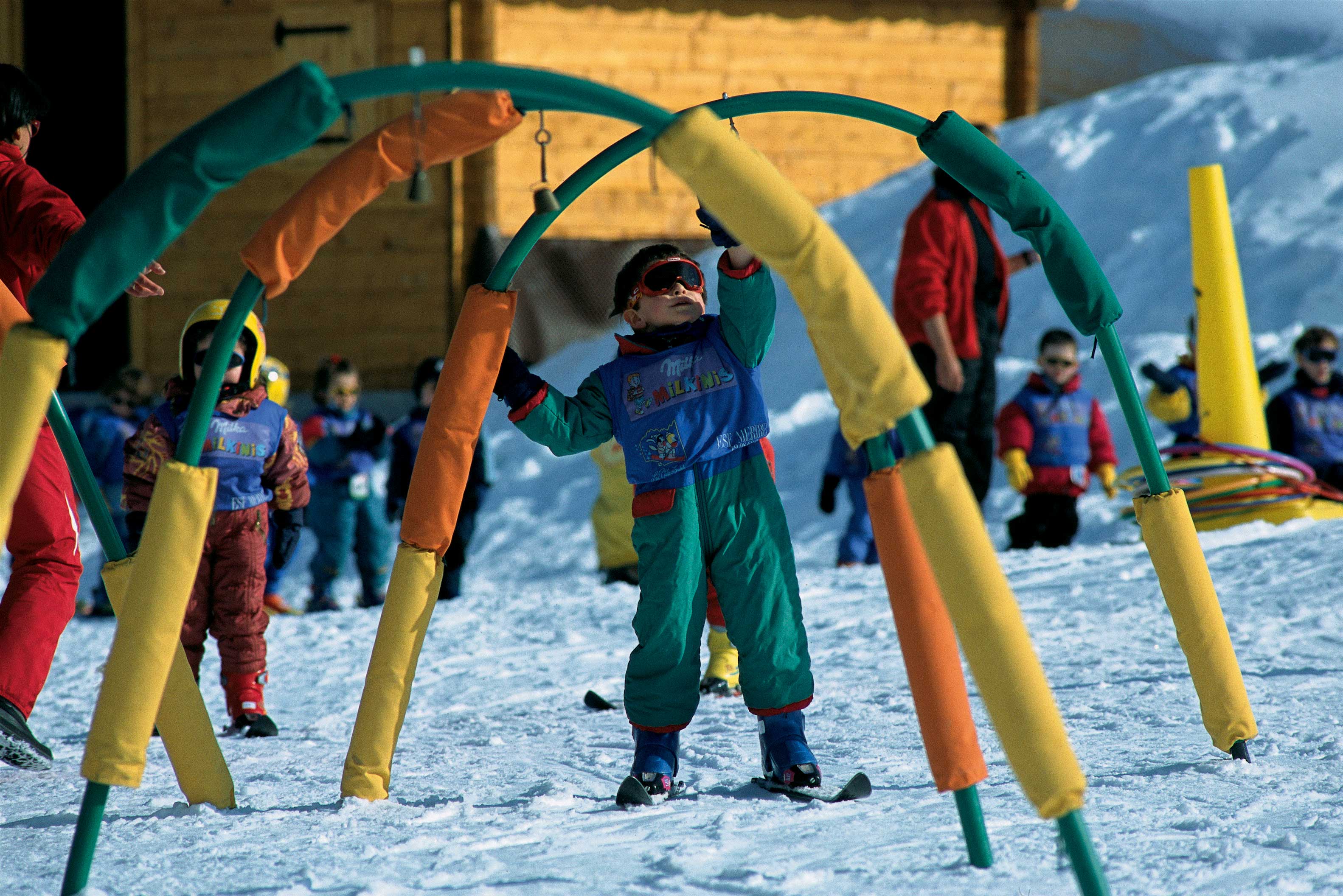 Kids ski area Meribel