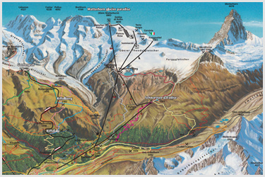 Zermatt Summer Piste Map