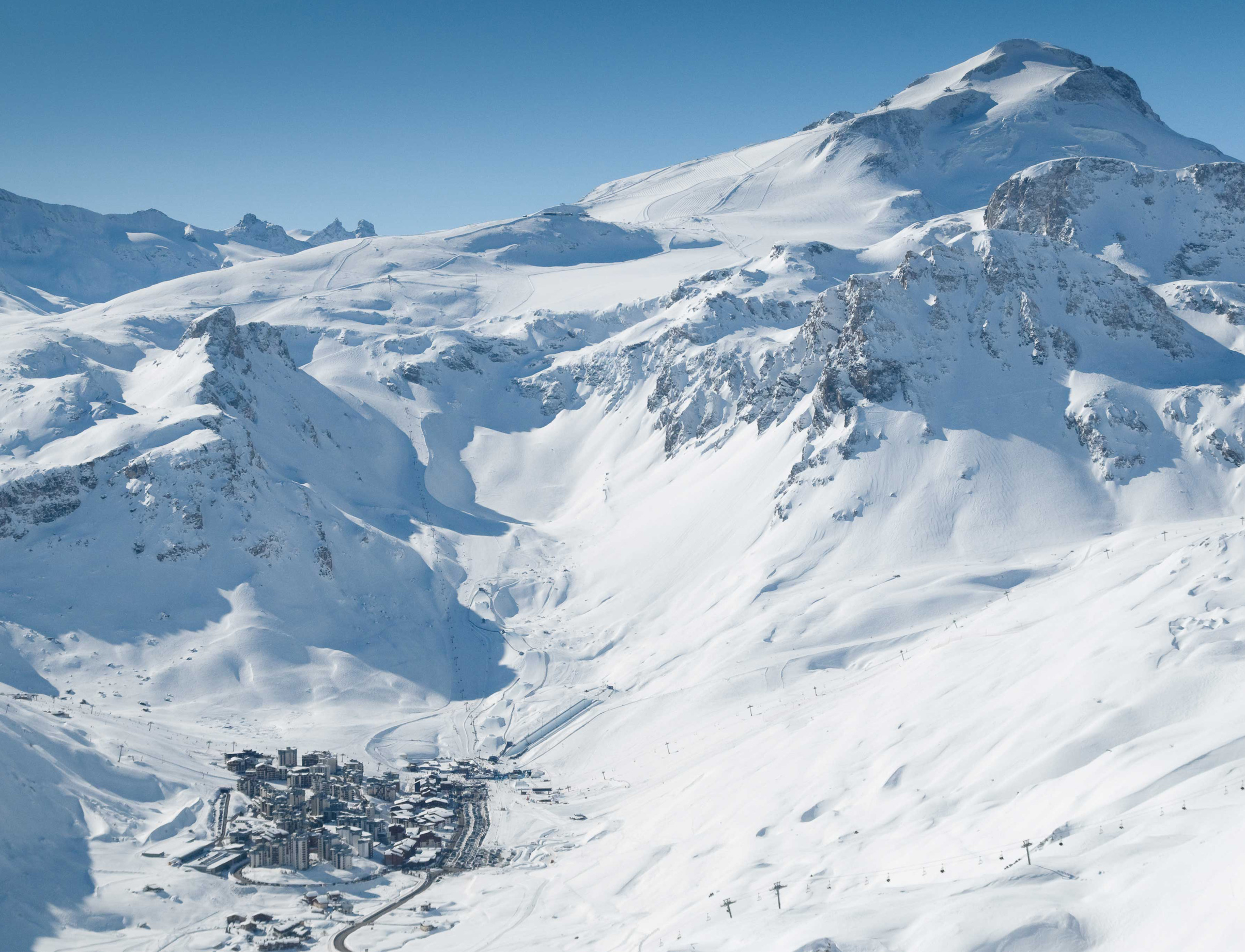 Tignes from above