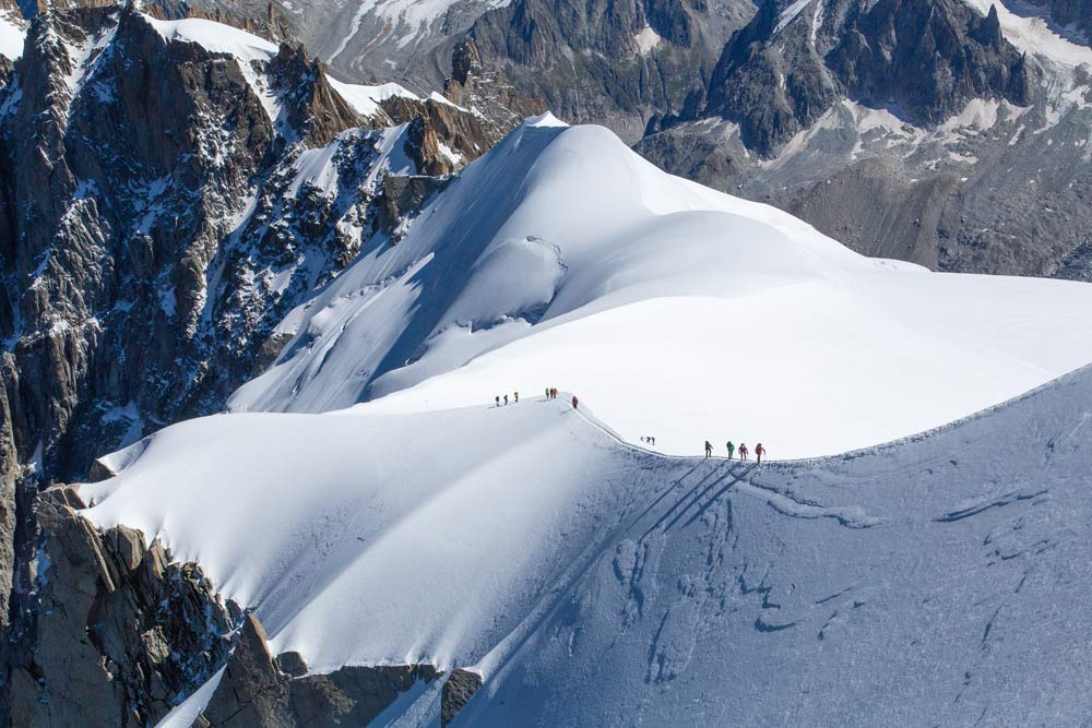 Ski off-piste in Chamonix