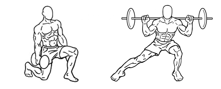 Squats and lunges- Exercises for ski fitness