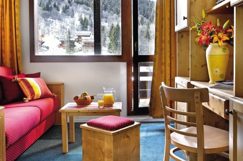 Example of a studio apartment with valley view at Le Peillon in Meribel
