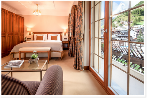 Deluxe Double Room - Grand Hotel Zermatterhof - Zermatt