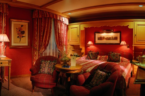 A Classic Double Room in the Gstaad Palace
