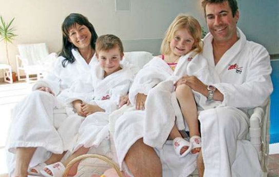 All the family can enjoy the leisure and spa facilities at the Ferienart Resort & Spa