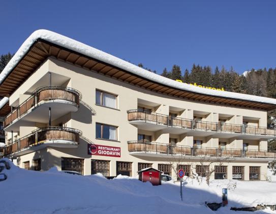 The Exterior of the Hotel Strela - Davos Platz